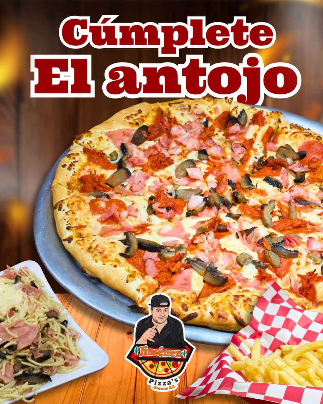Pizza Mediana 2 Ingredientes