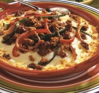 Queso con Chile Ancho y Tocino