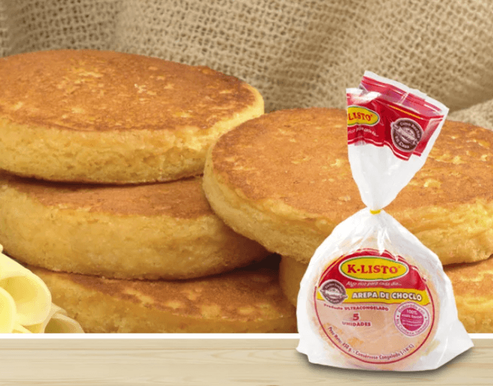 AREPA DE CHOCLO SANDWICH X 4 UNIDADES