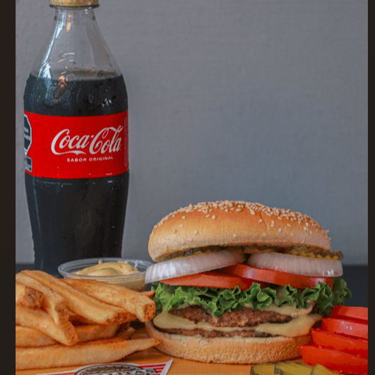 Combo Hamburguesa Clásica de Res