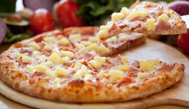 Pizza Hawaiana 14 pulgadas *