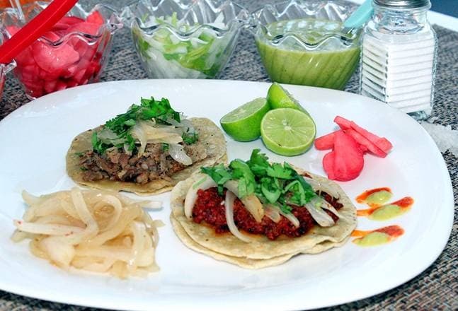 Taco de Bistec Picado de Res