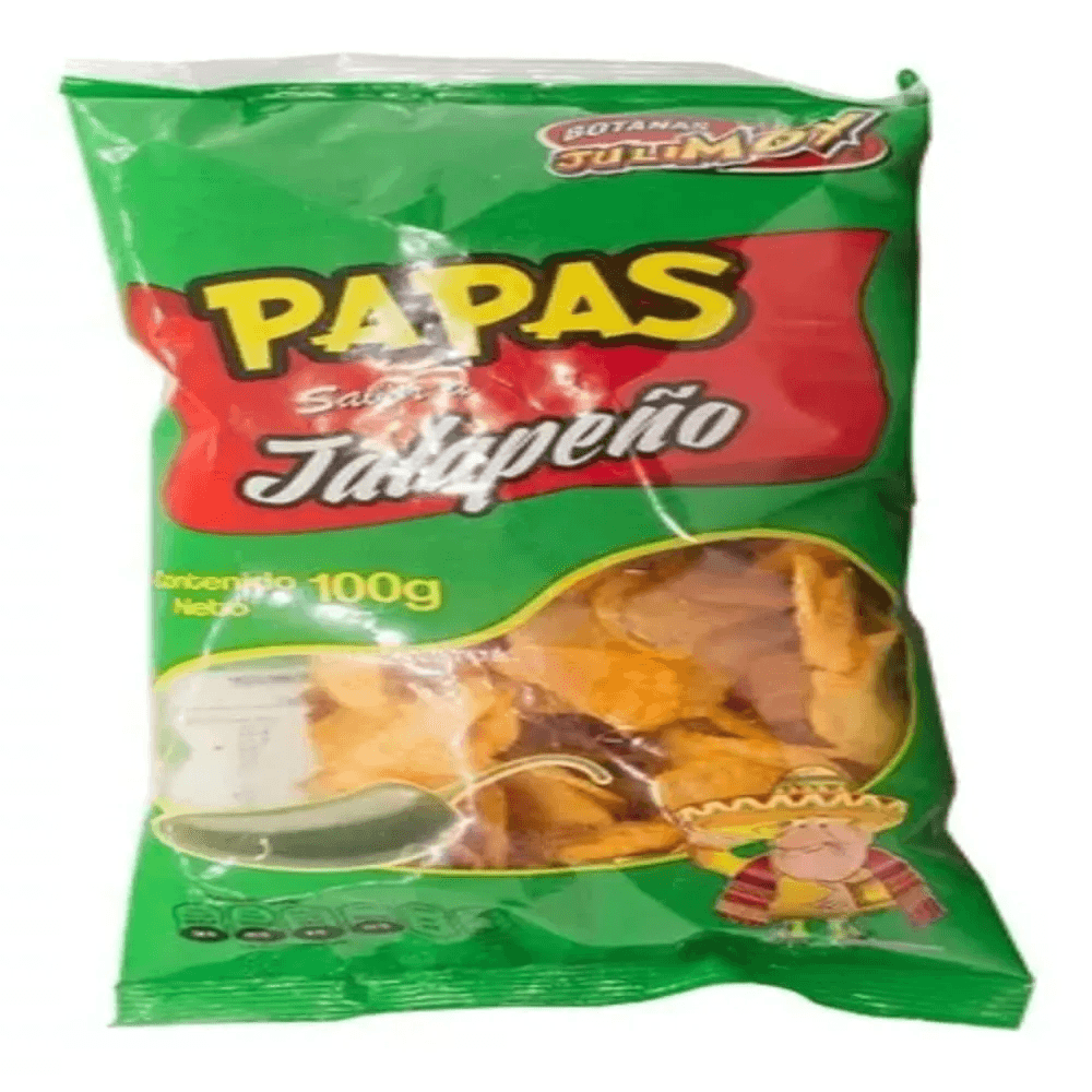 PAPAS JALAPEÑO JULIMOY 100GR