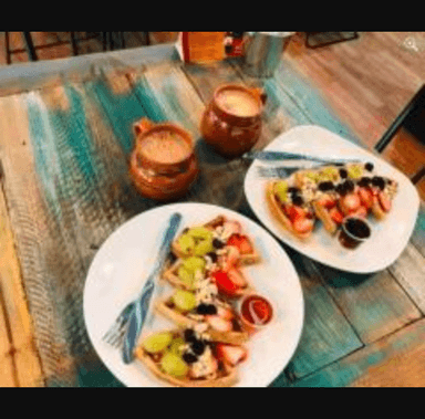 Combo Waffles y Licuado