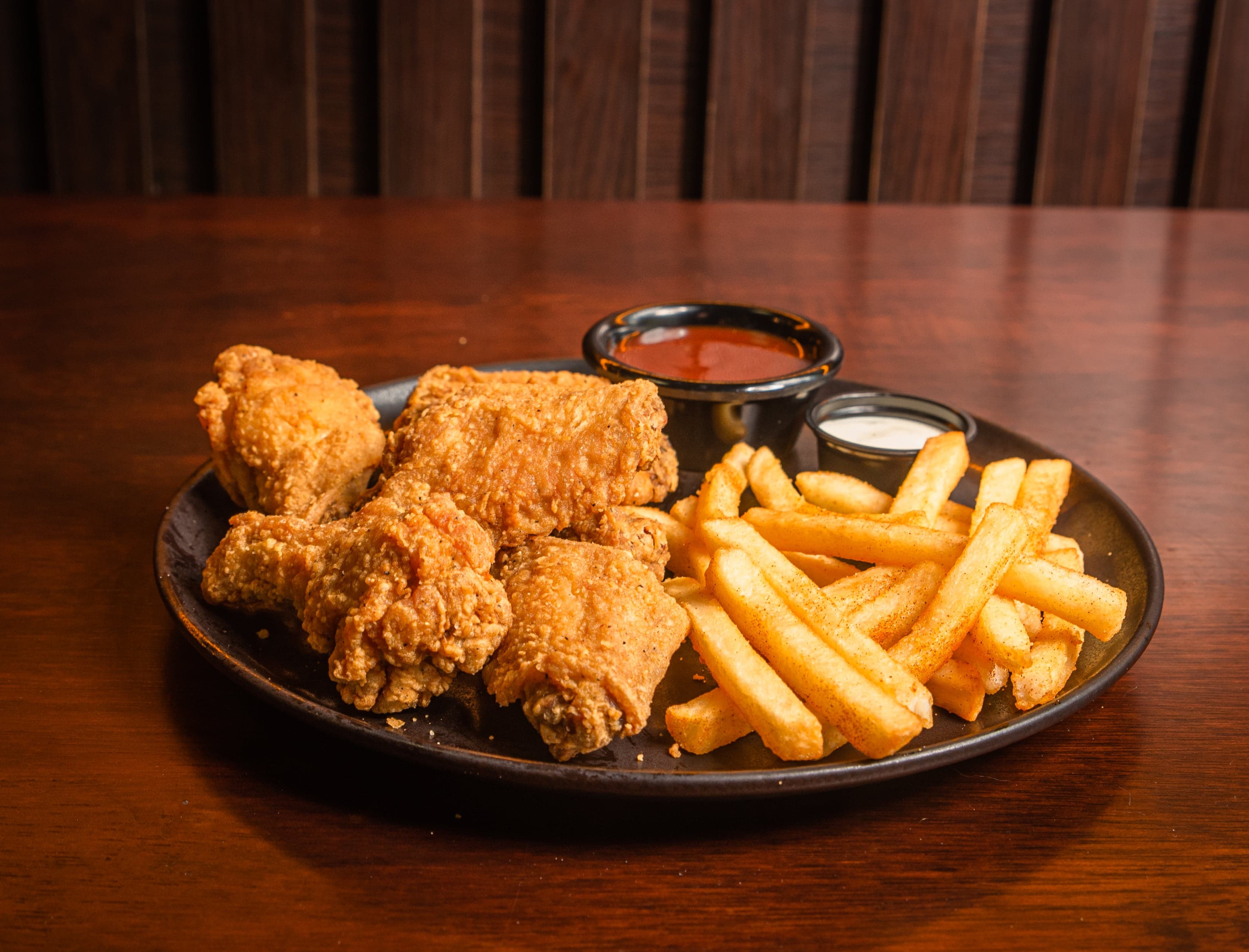 Wings x6 + Papas