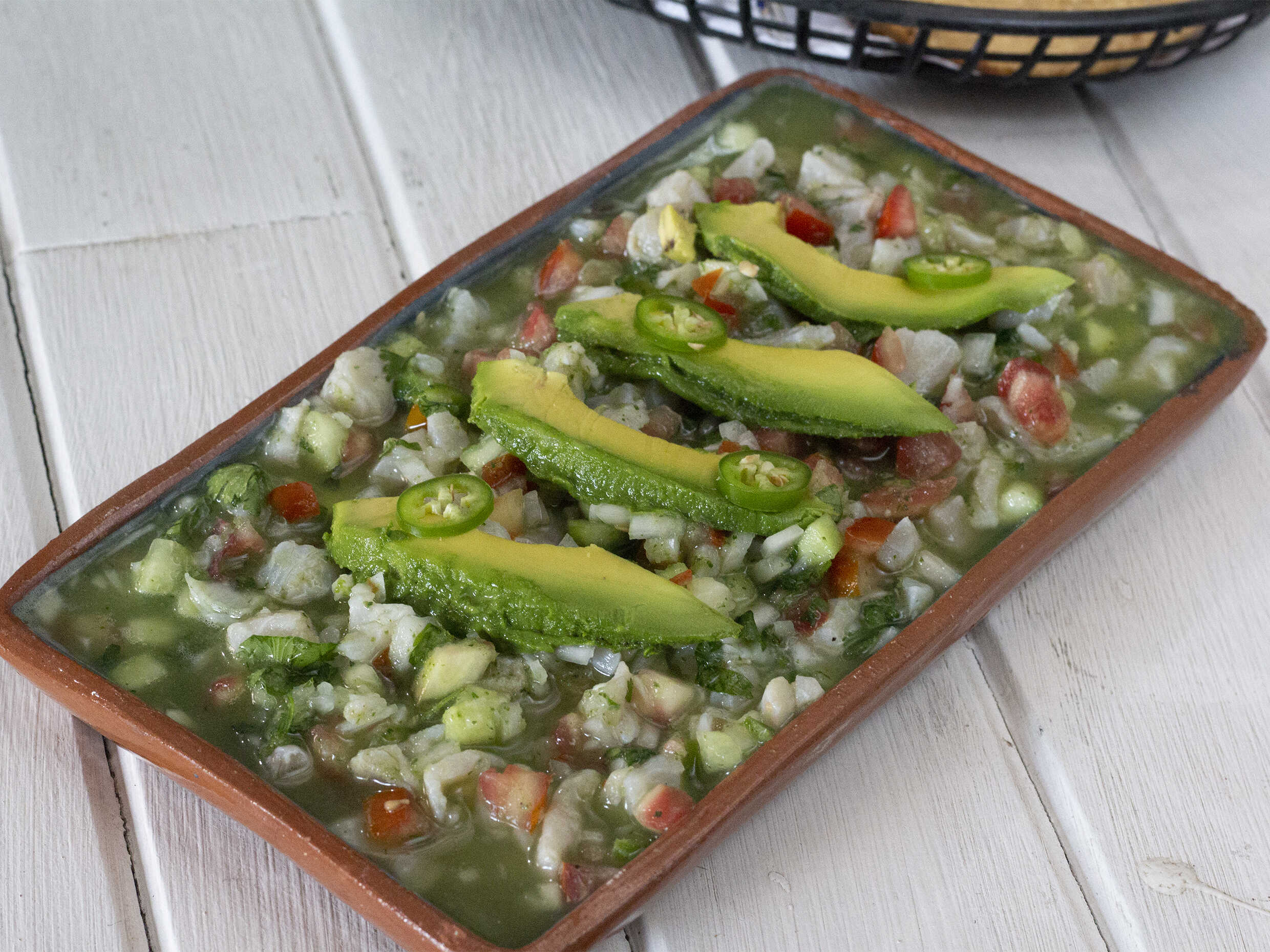 Ceviche de Pescado Mediano.