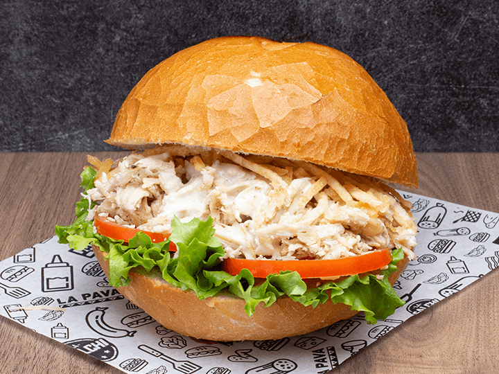 Pa - Sánguche de Pollo Deshilachado