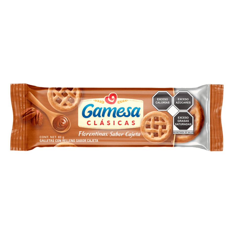 FLORENTINAS DE CAJETA GAMESA 83g