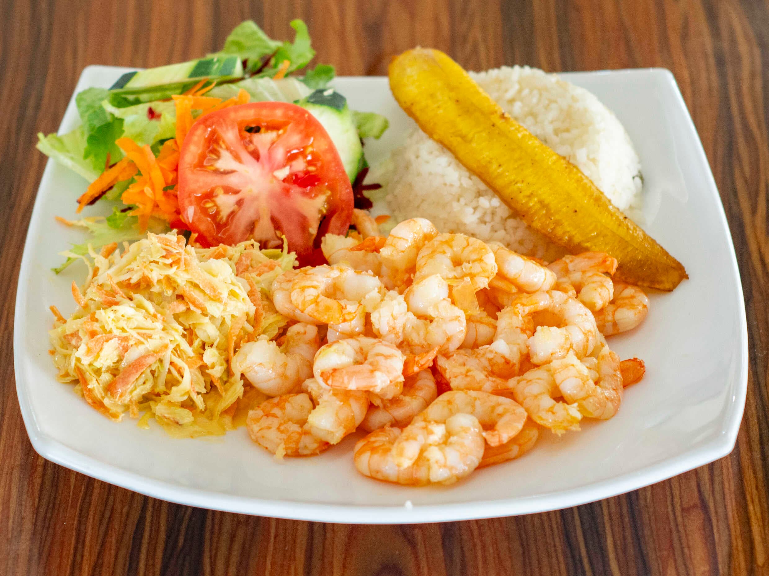 Camarones a la mantequilla