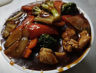 Vegetales Mixtos en Salsa de Ostión