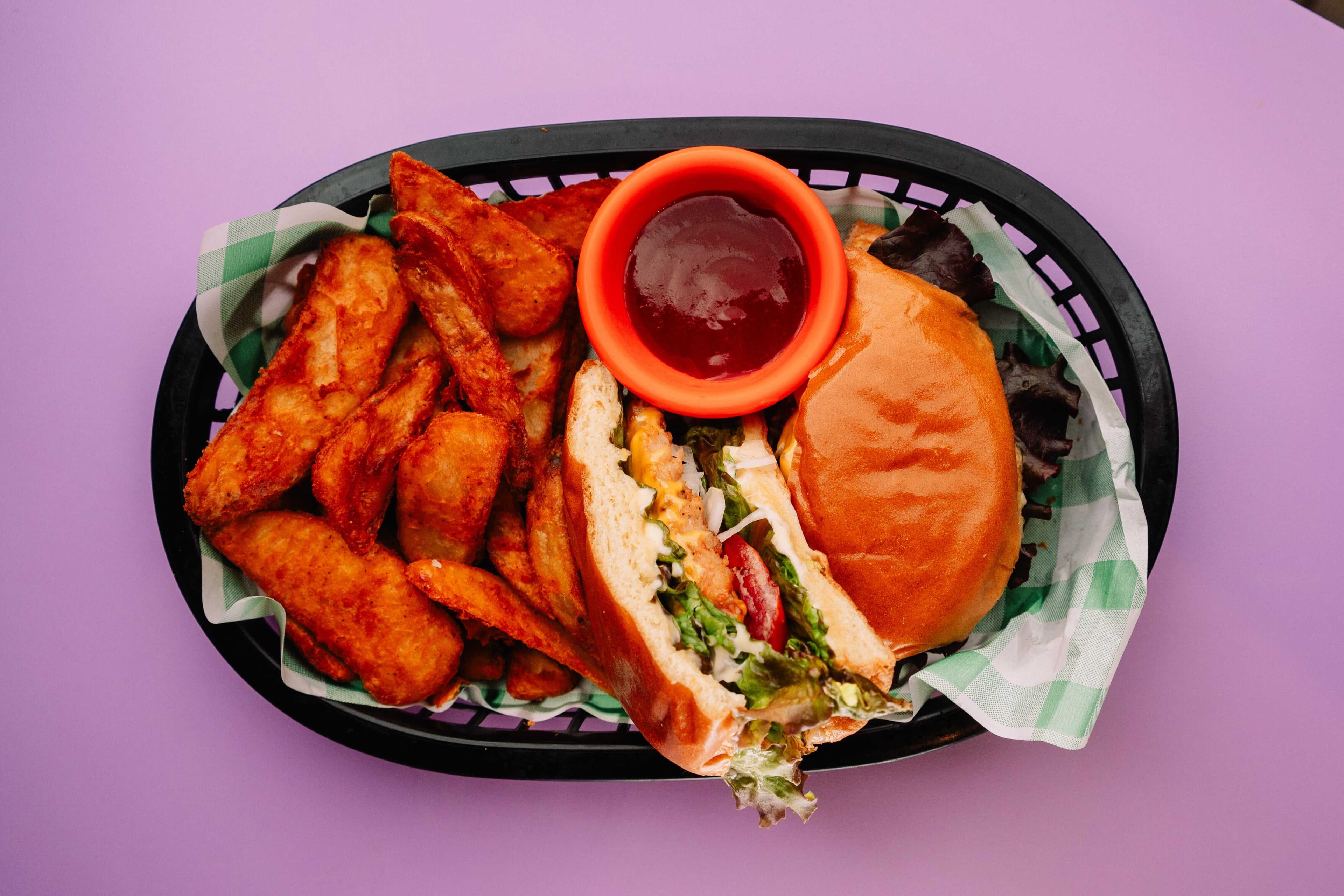 Hamburguesa de Camarón