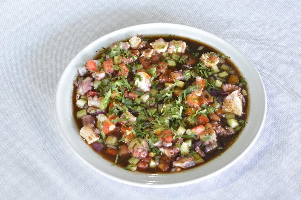 Orden de Pulpo en Salsa de la Casa