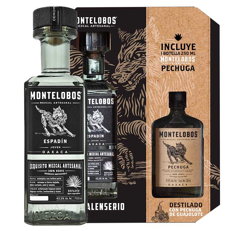 Mezcal Joven 100% Montelobos 750 ml C/Pechuga .250
