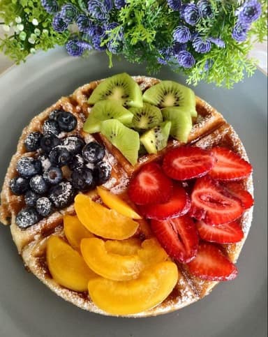 Waffle Frutal