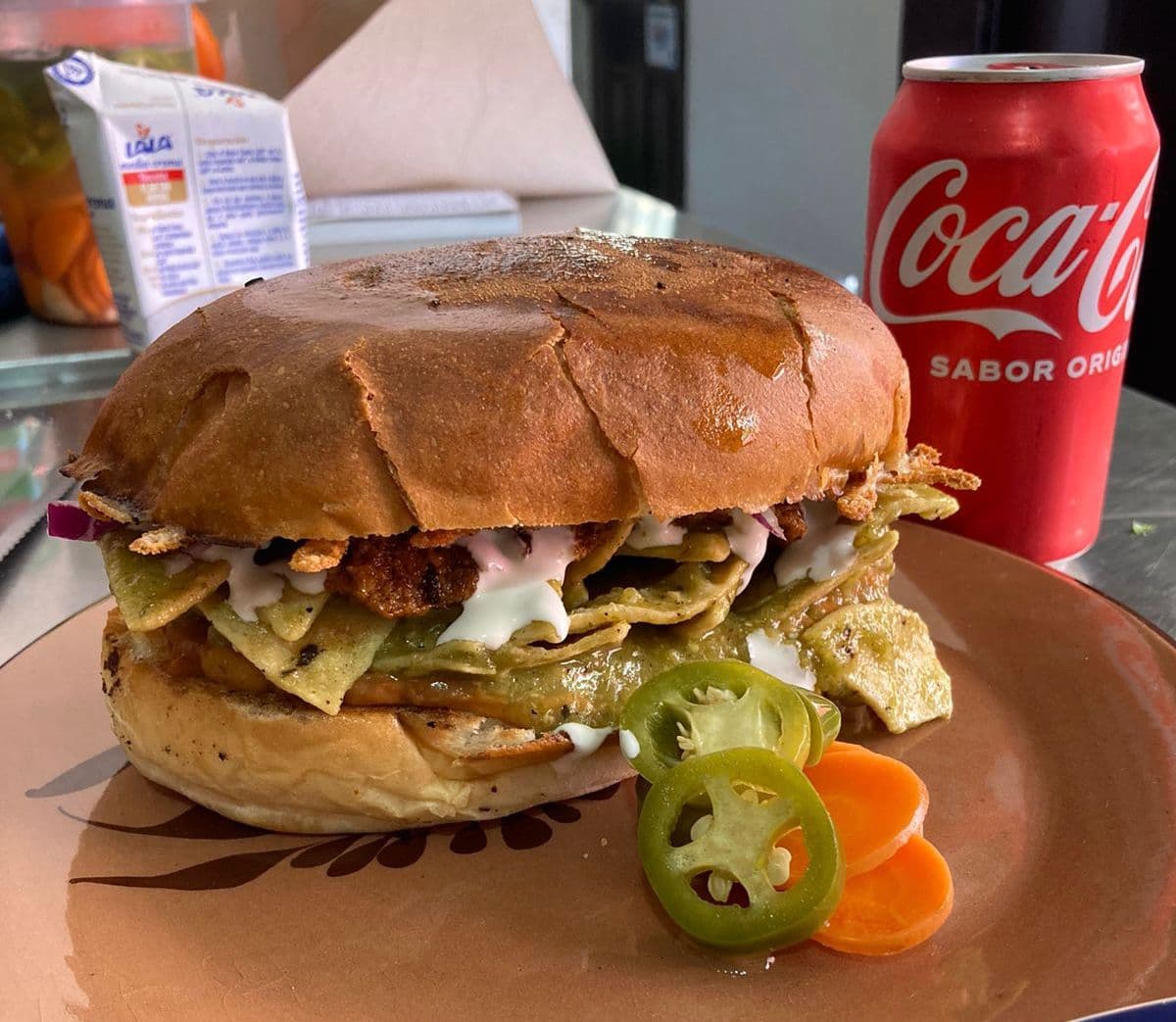 Torta de Chilaquiles