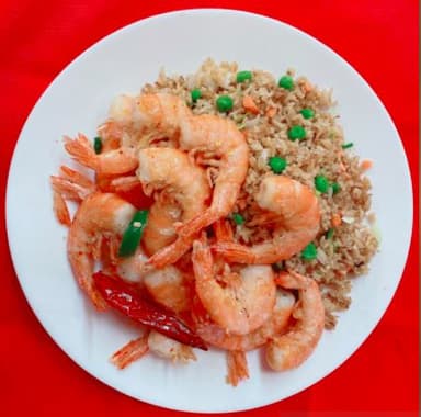 Plato de Grande de Camarón