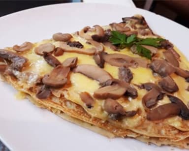Champiñones con Manchego
