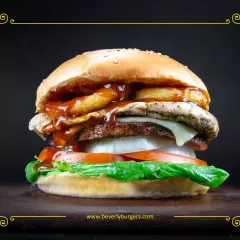 Hamburguesa Carne + Filete BBQ