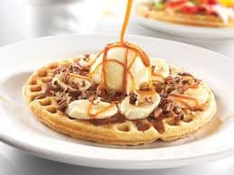 Waffle con Helado