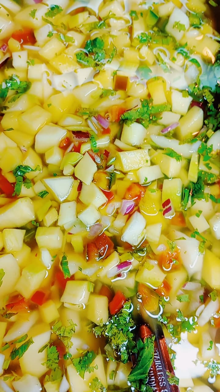 Ceviche de Mango con Piña