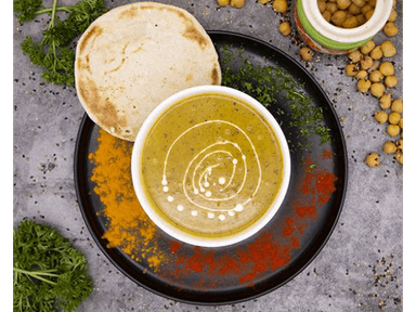 Crema de Calabaza + Pan Pita Casera
