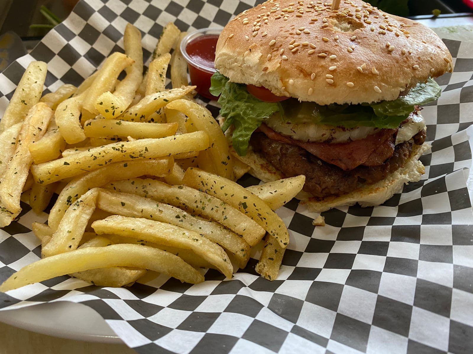 Hamburguesa Hawaiiana