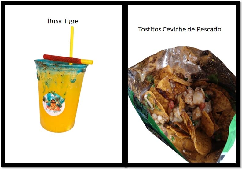 Combo Rusa Tigre y Tostitos de Ceviche de Pescado