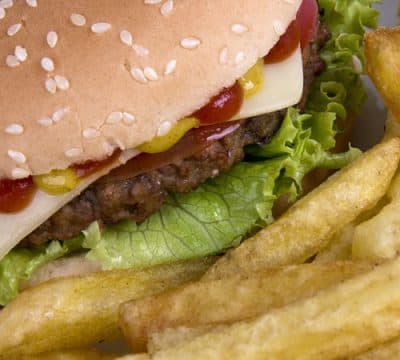 Hamburguesa con Papas