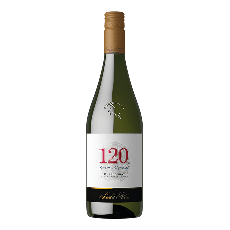 Vino Blanco Santa Rita 120 Chardonnay Rva. Especial .750