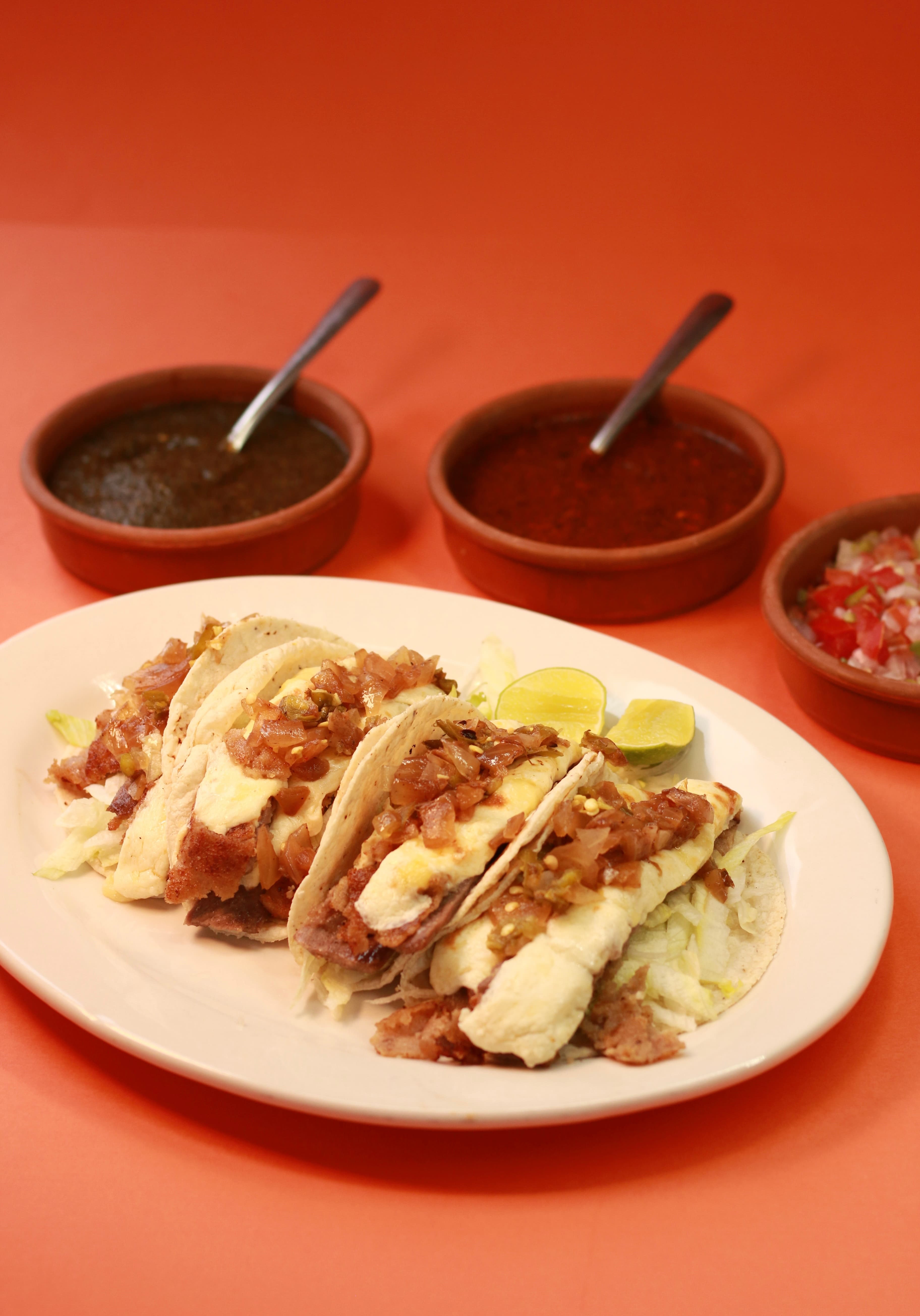 Tacos de Carne Asada 4 Piezas