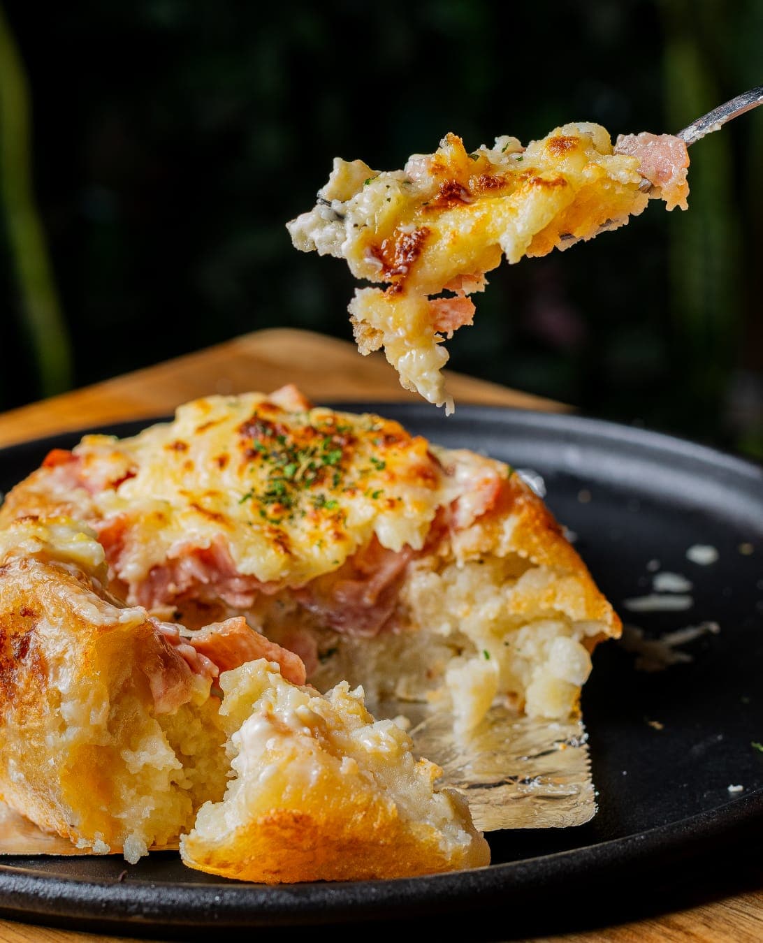 Papa al Horno Rellena de Tocino y Queso 400 G