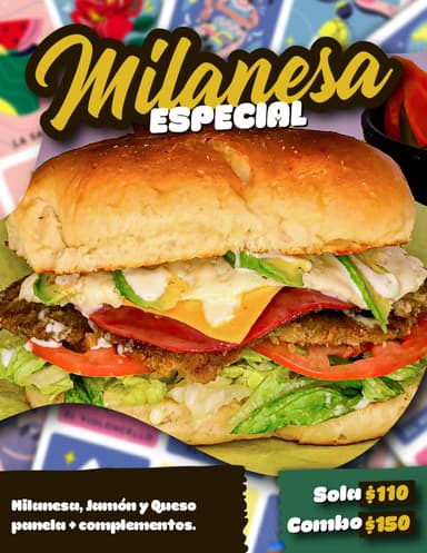 Combo Torta Milanesa Especial