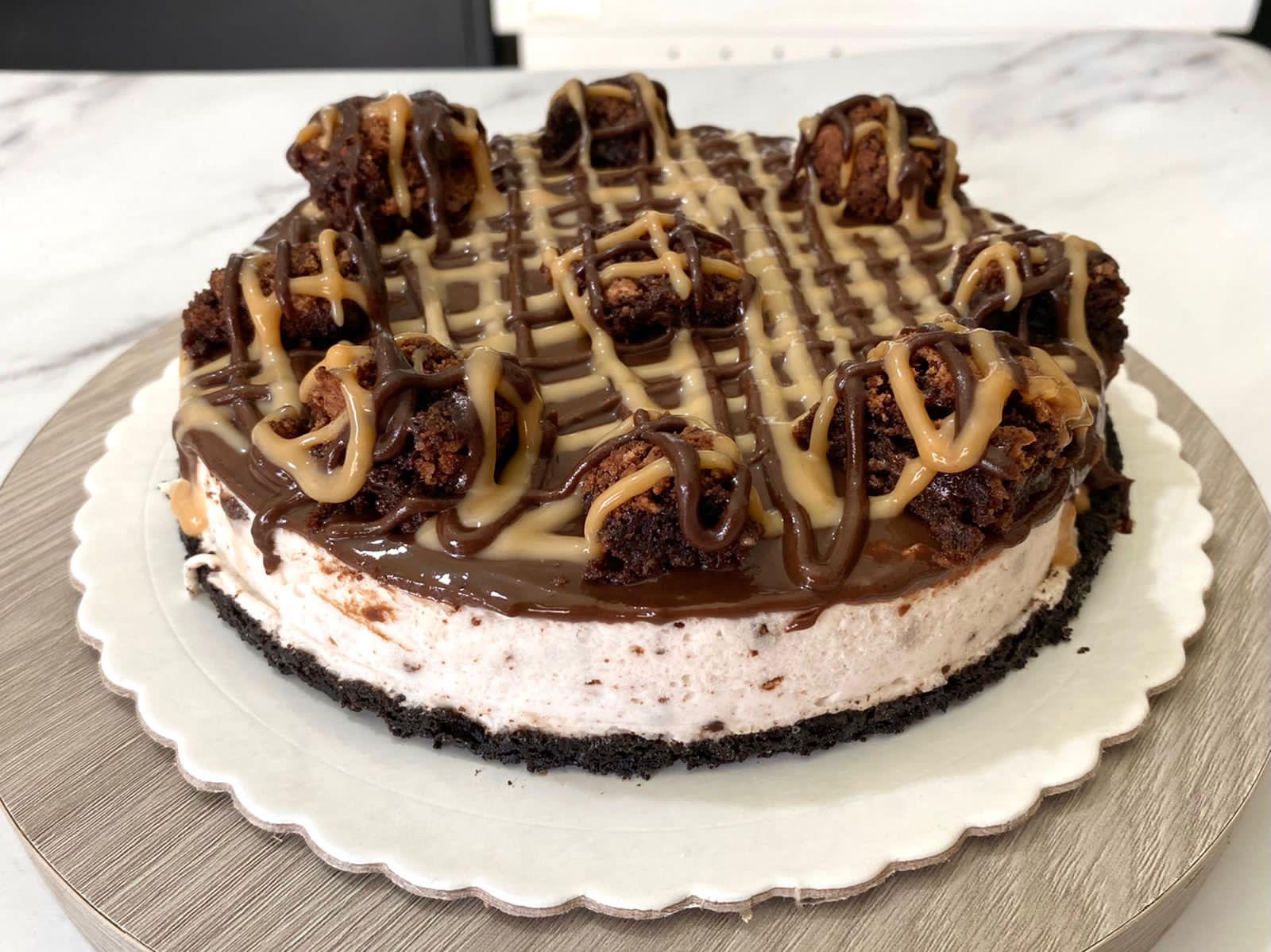 Mini Cheesecake de Brownie 17 cm