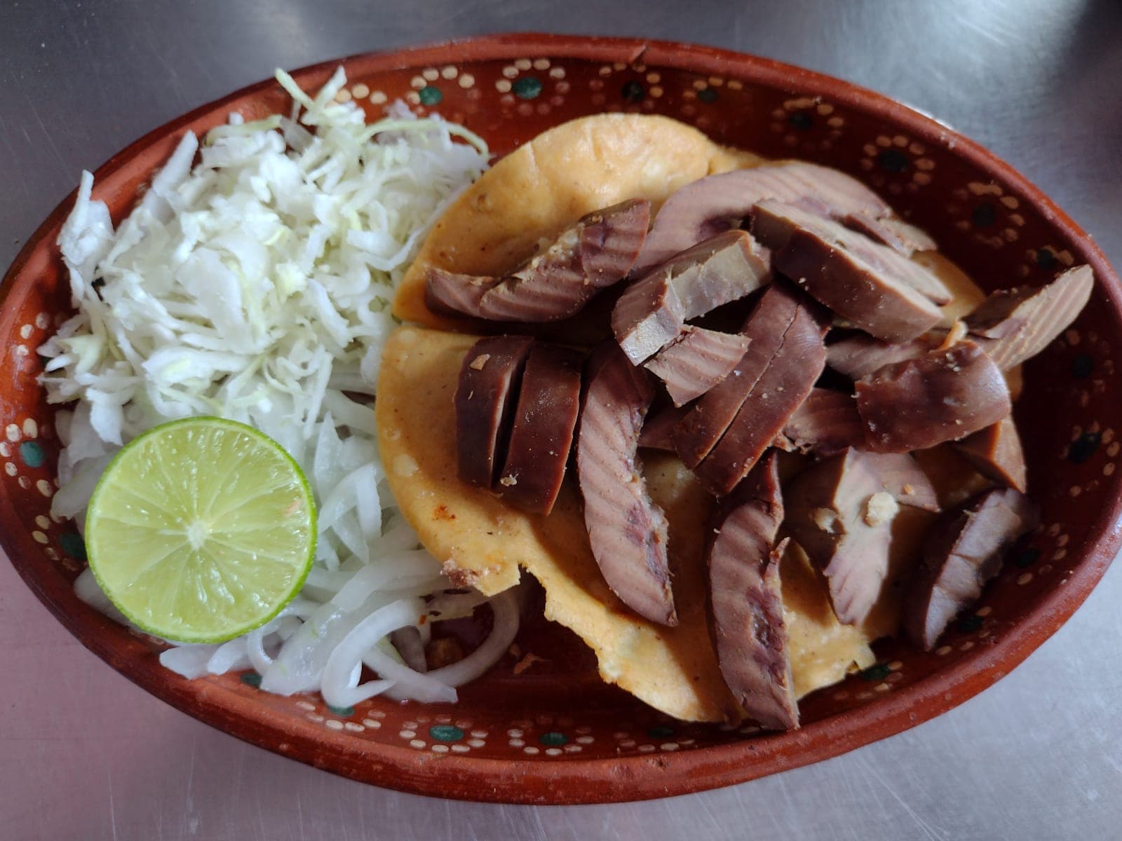 Taco con Lengua
