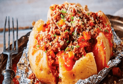 Papa con Chorizo