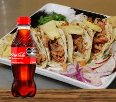 Orden Tacos de Pastor + Refresco