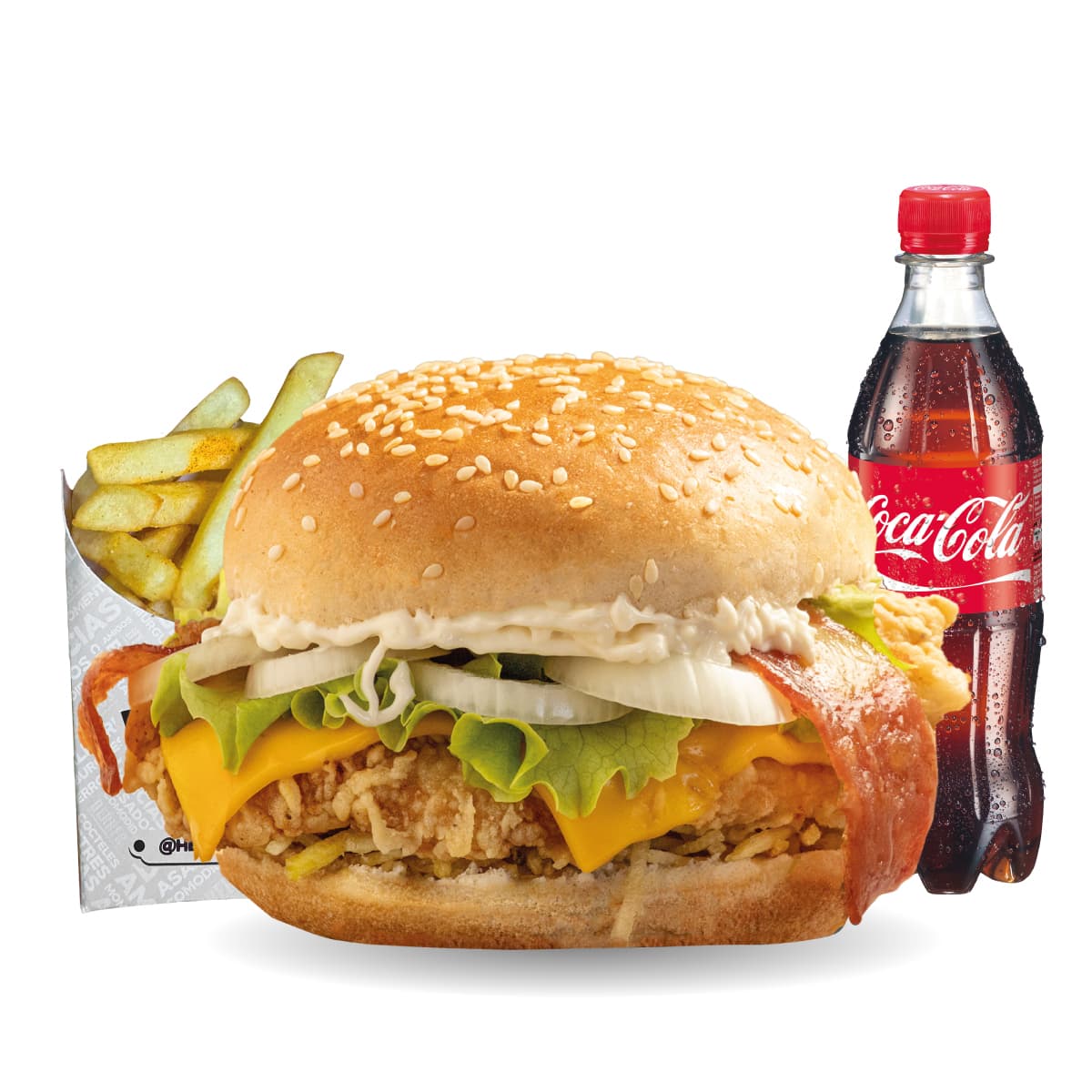 Combo Hamburguesa Tradicional Pollo Crispy