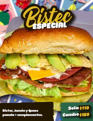 Combo Torta Bistec Especial