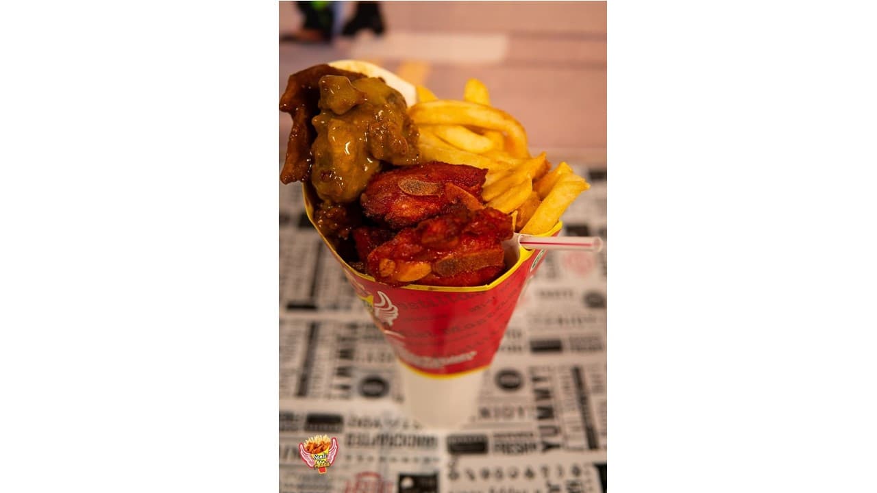 (Combo 12) 3 Alitas + 3 Costillas + Papas + Bebida