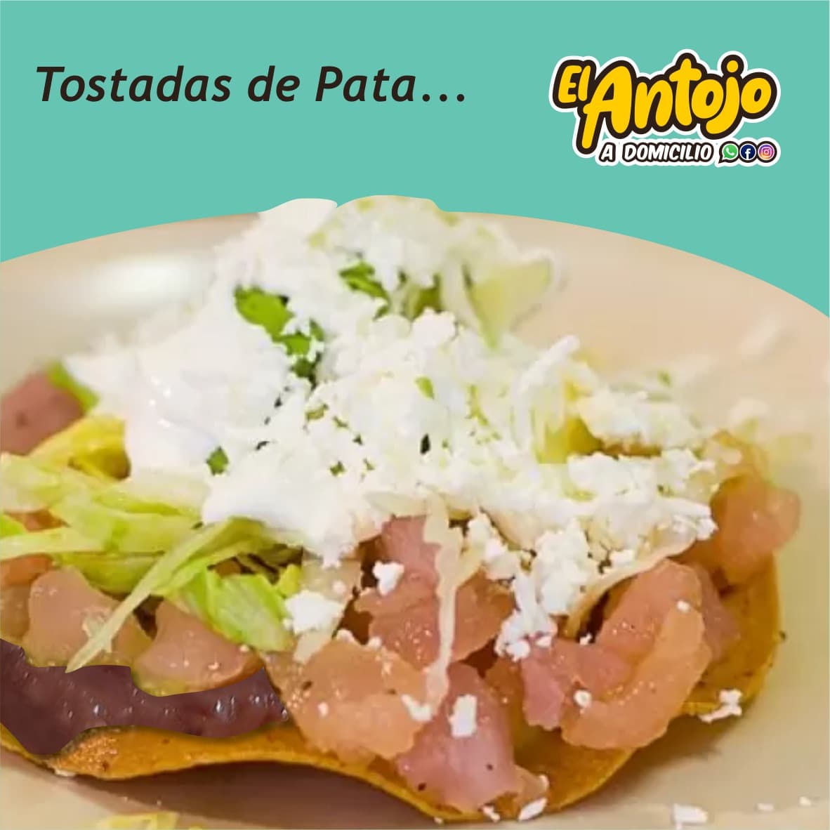 Tostada de Pata de Res
