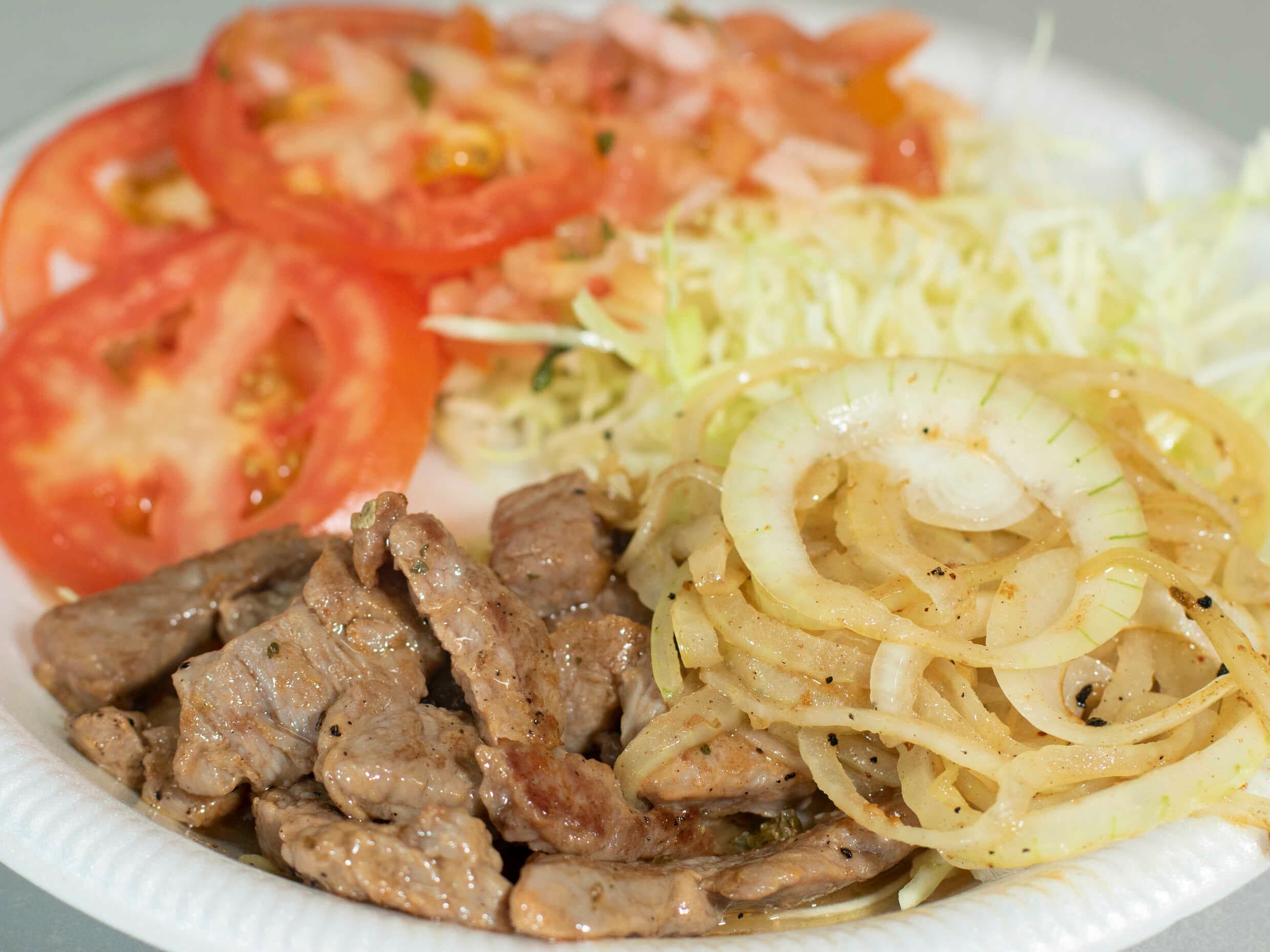Ensalada con Lomo a la Plancha