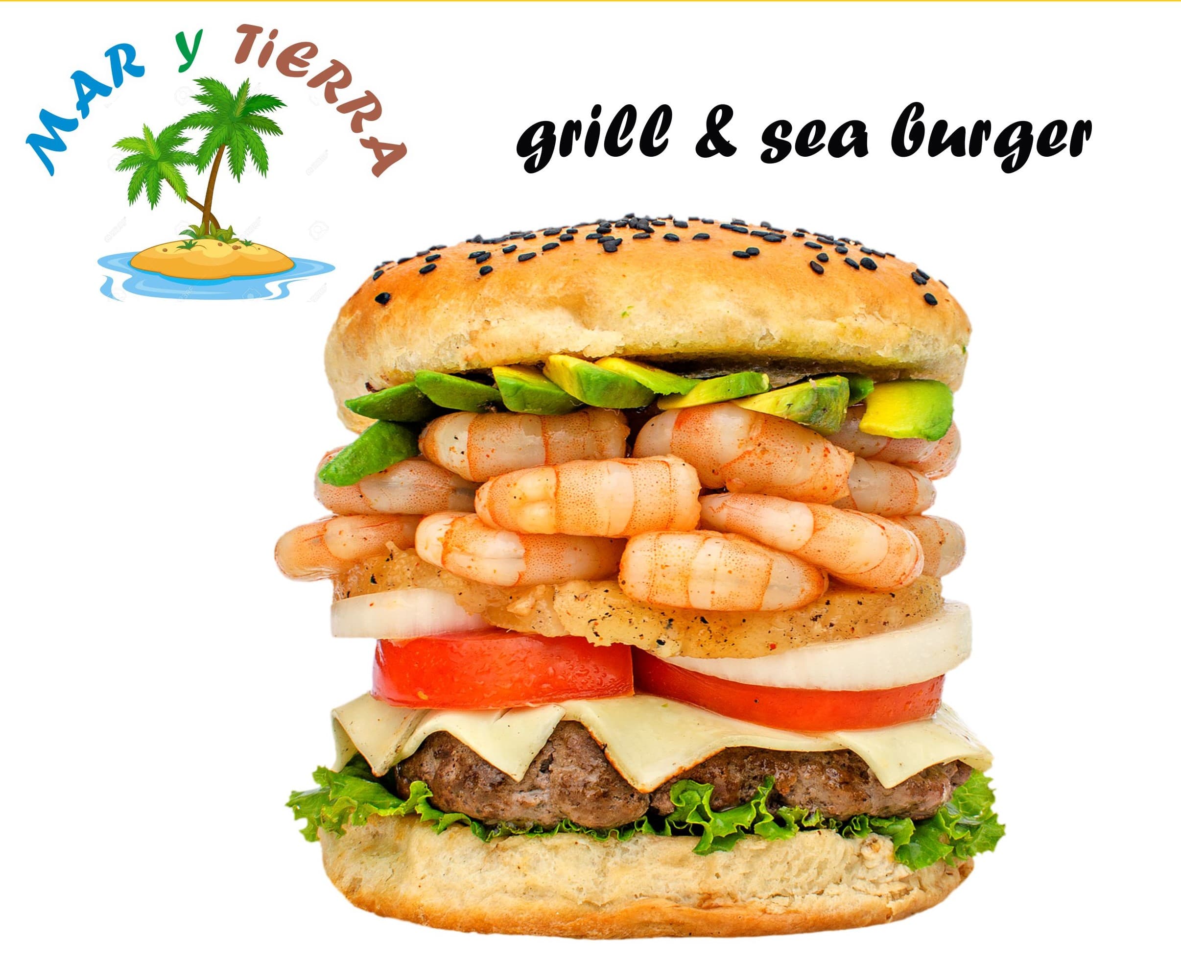 Hamburguesa Mar y Tierra