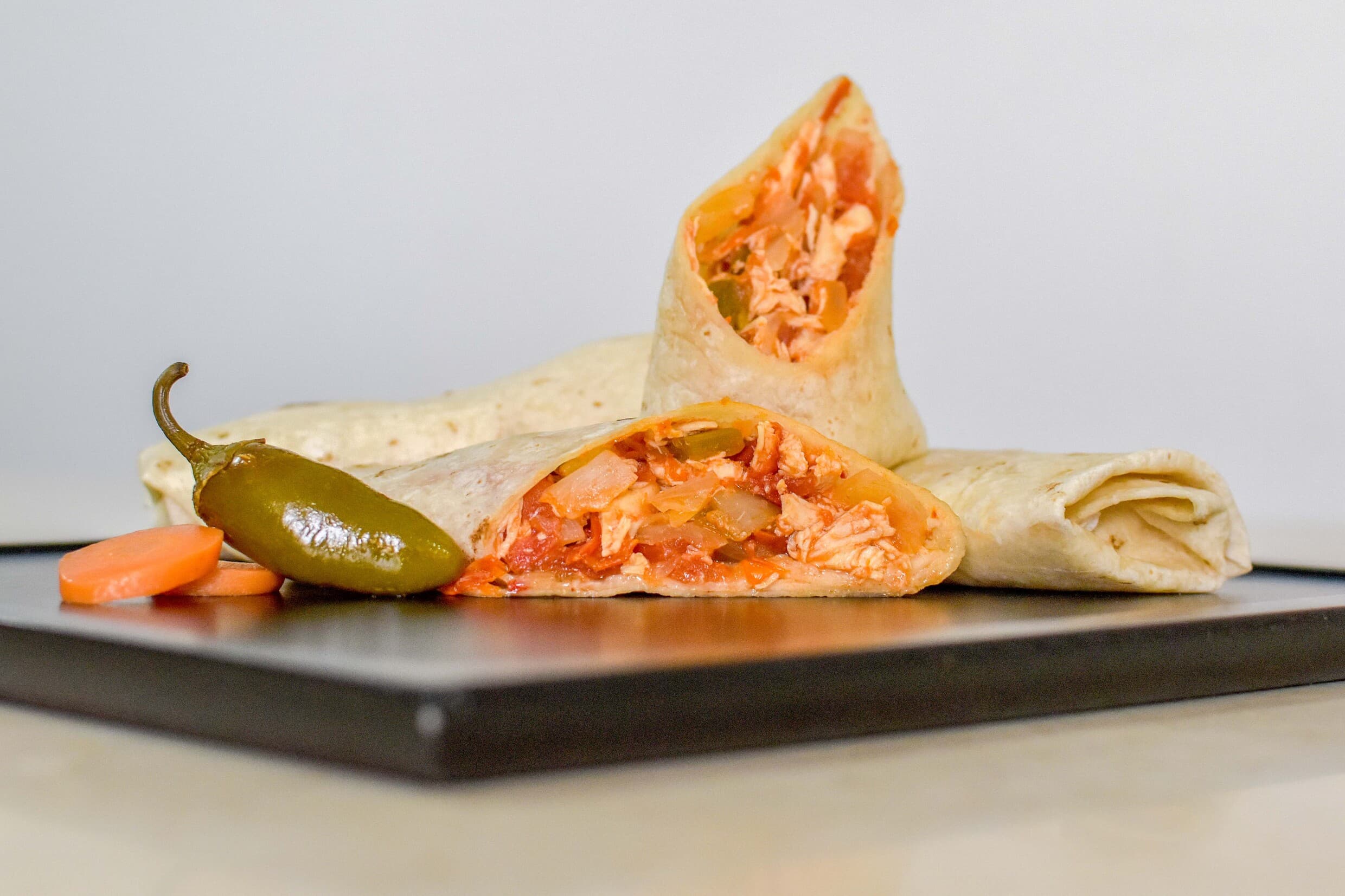 Burrito de Tinga de Pollo