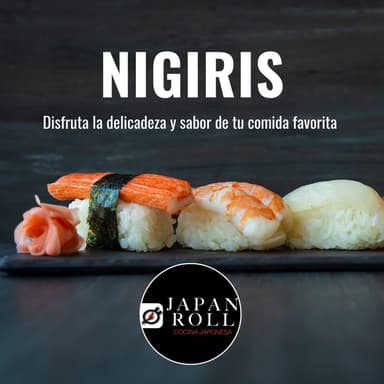 Niguiris de camaronn