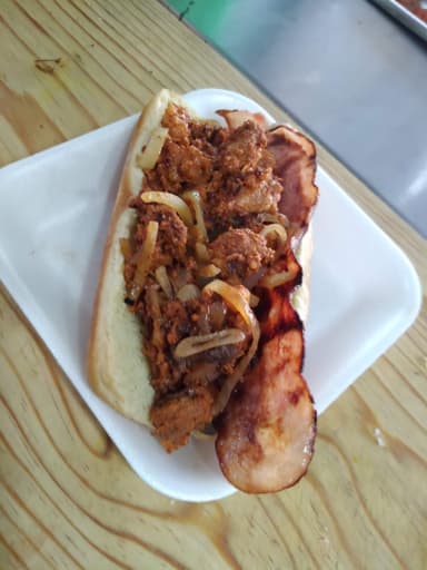 Hot Dog Súper de Carne al Pastor