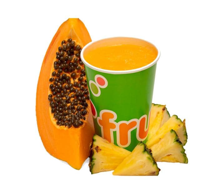 Jugo de Fresa con Papaya y Piña Mediano 500 ml