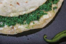 Quesadilla de Chorizo Verde