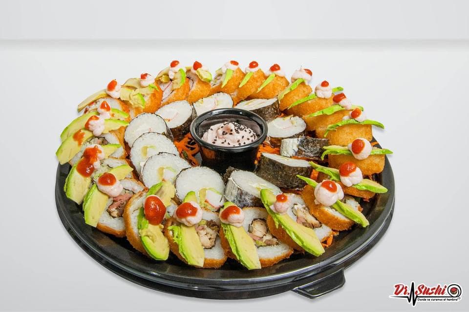 Charola de Sushi 5 Rollos