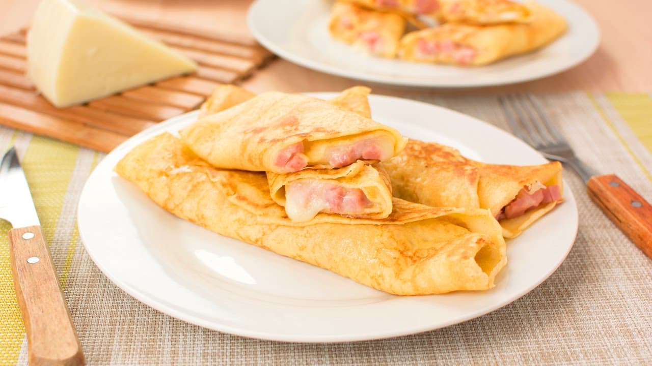 Crepa Manchego Jamón y Champiñón