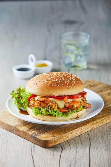 Hamburguesa de Camarón